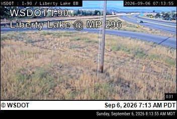 I-90 Liberty Lake, WA live camera view