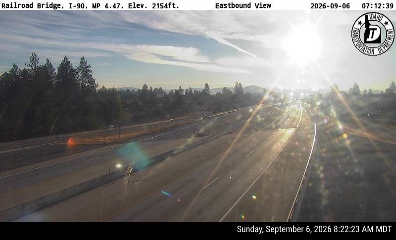I-90 Railroad Bridge live camera view