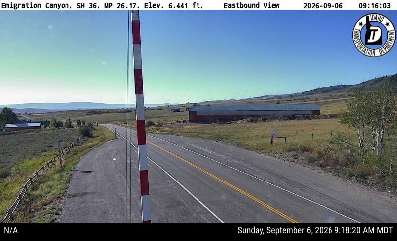 SH-36 Emigration Canyon live camera view