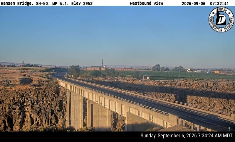 SH-50 Hansen Bridge live camera view