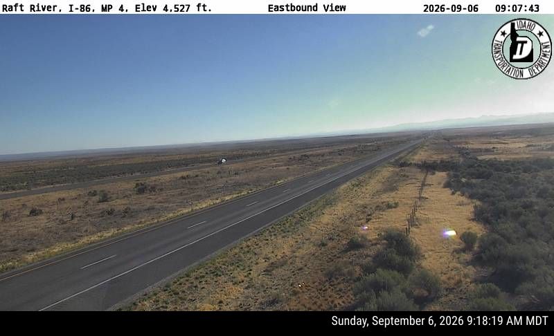 I-86 Raft River live camera view