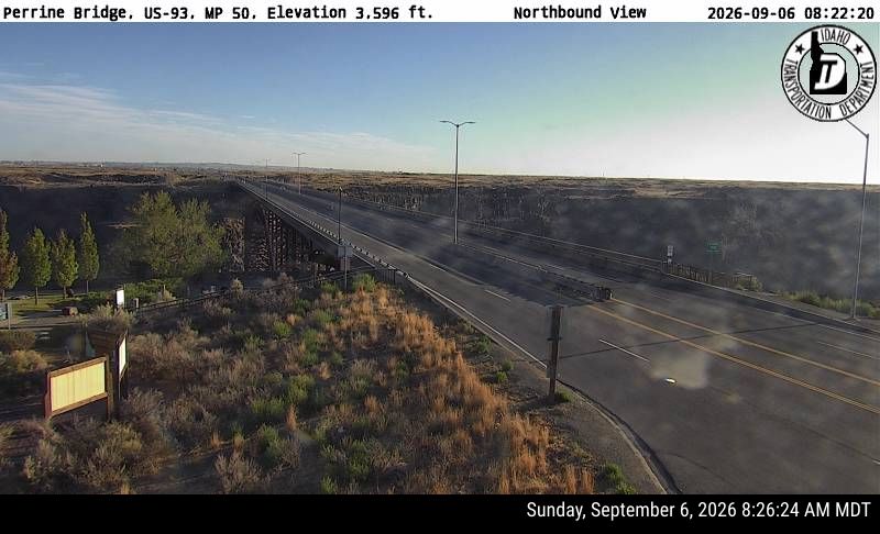 US-93 Perrine Bridge live camera view
