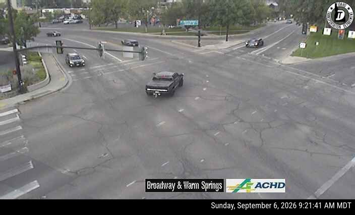Broadway & Warm Springs & Idaho Main Ave B live camera view
