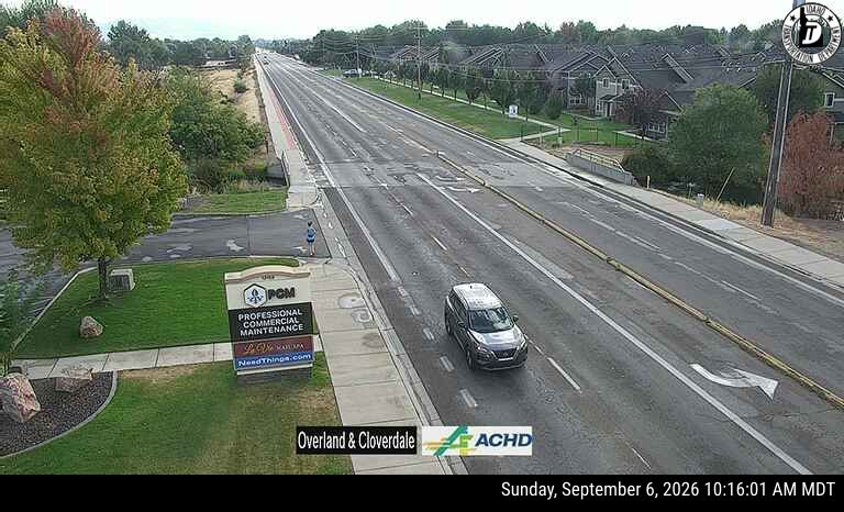 Overland & Cloverdale live camera view