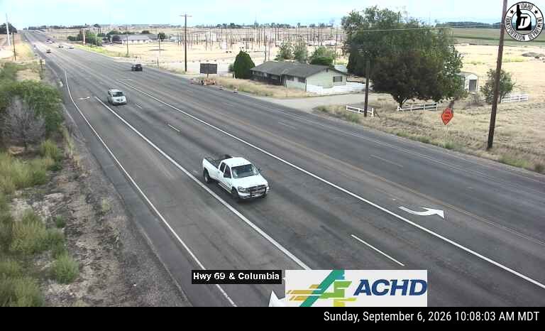 SH-69 & Columbia Rd live camera view