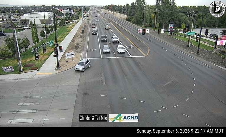 US-20 Chinden & Ten Mile live camera view