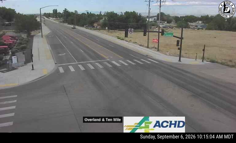 Overland & Ten Mile live camera view