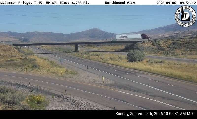 I-15 McMcammon live camera view