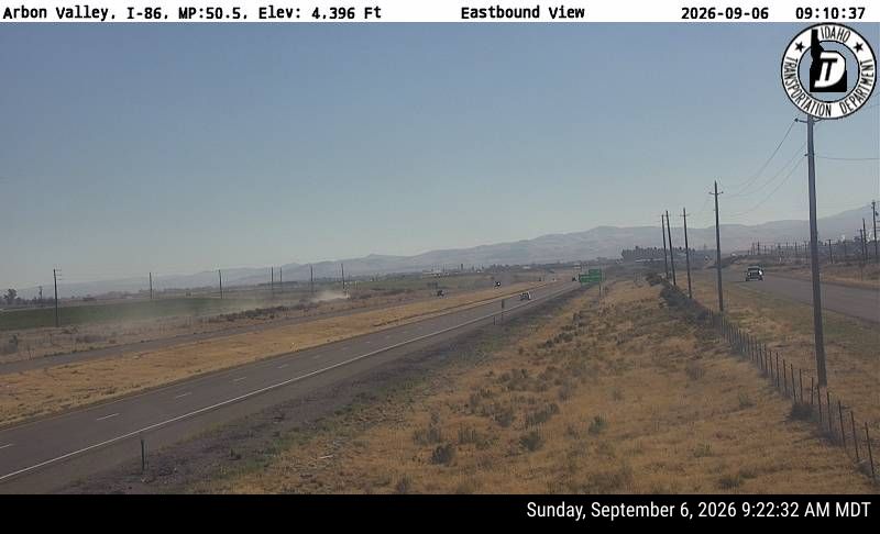 I-86 Arbon Valley live camera view