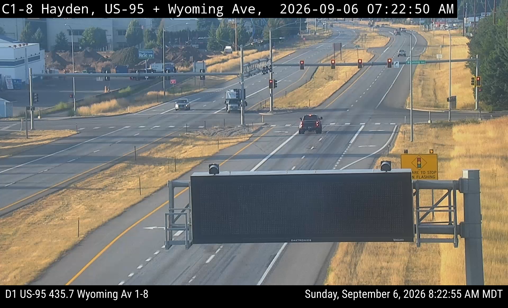 US-95 Wyoming live camera view