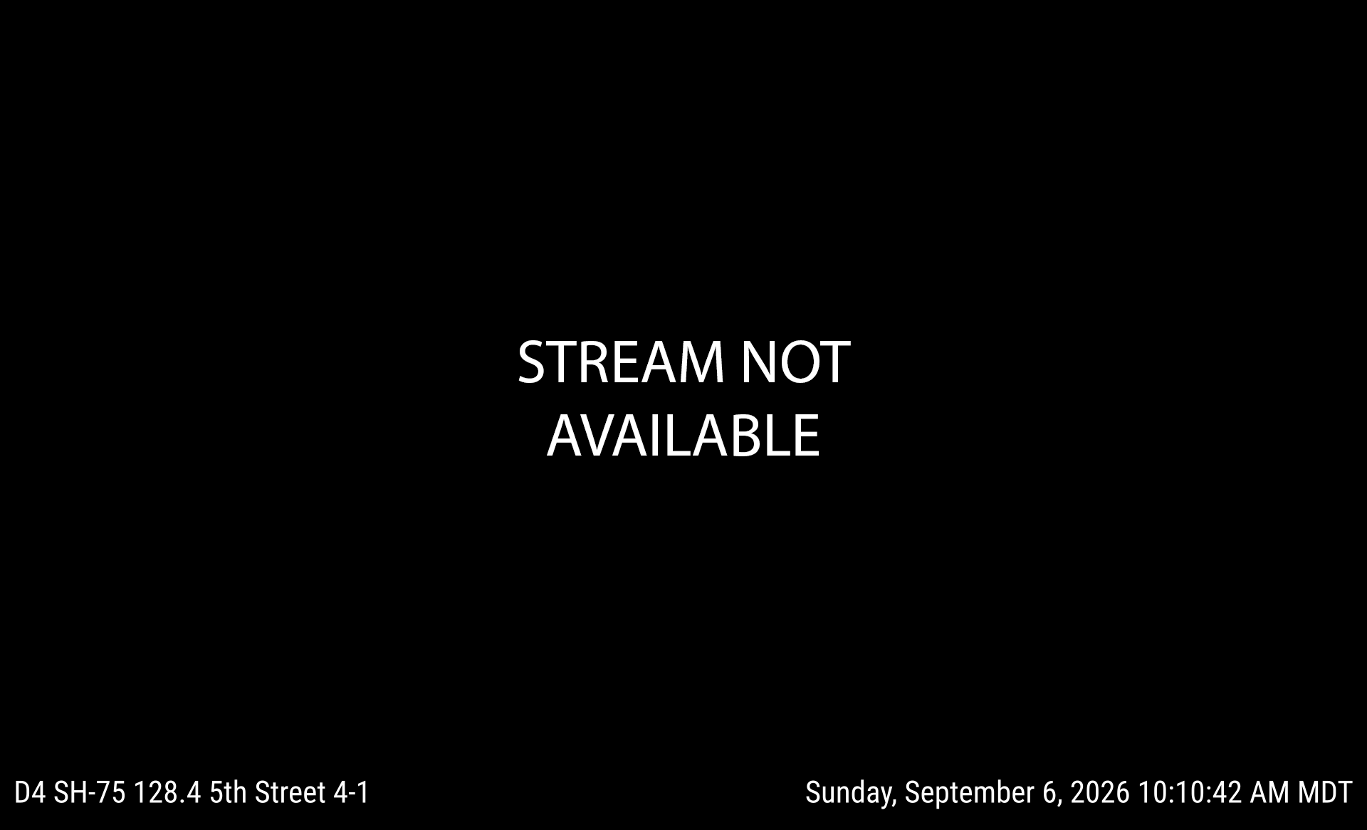 SH-75 128.4 5th Street live camera view