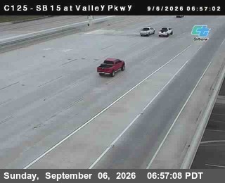 (C125) I-15 : Valley Parkway live camera view