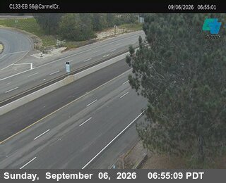 (C133) SR-56 : Carmel Creek Road live camera view