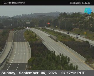 (C135) SR-56 : Carmel Valley Road live camera view