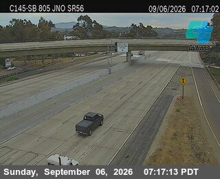 (C145) I-805 : Just North Of SR-54 live camera view