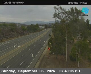 (C151) EB 76 : Melrose Road live camera view