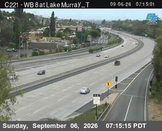 (C221) I-8 : Lake Murray T live camera view