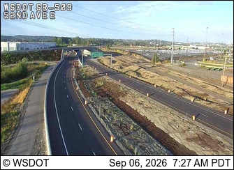 SR 509 at MP 3.6B: 52nd Ave E live camera view