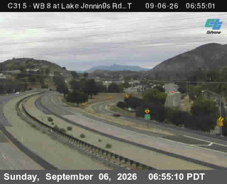 (C315) I-8 :Lake Jennings T live camera view