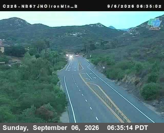 (C228) NB 67: Just North of Iron Mtn_Bottom live camera view