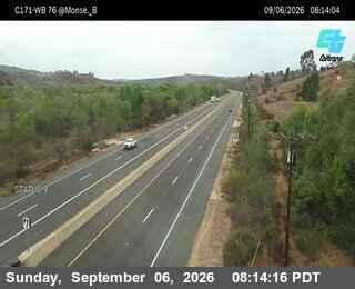 (C171) WB 76 : Via Monserate Bottom live camera view
