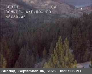 Hwy 80 at Donner Lake live camera view