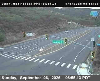 (C227) NB 67: Scripps Poway Top live camera view