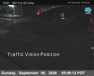 (C291) NB 15 : El Cajon Blvd live camera view