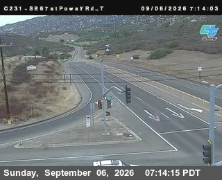 (C231) SR-67: Poway Rd_Top live camera view