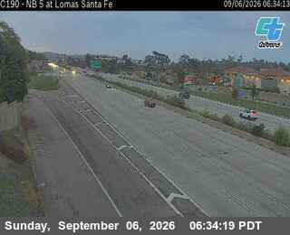 (C190) NB 5: at Lomas Santa Fe live camera view