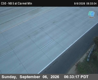 (C050) NB 5 : Carmel Mountain Road live camera view