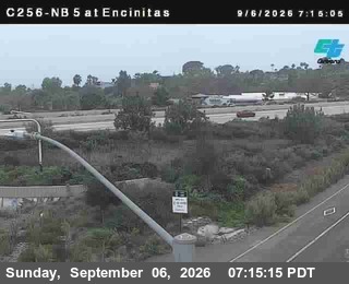 (C256) I-5 : NB at Encinitas live camera view