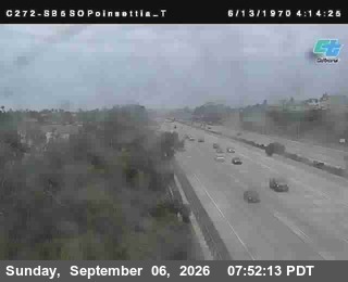 (C272) I-5 : Just South of Poinsettia Top live camera view
