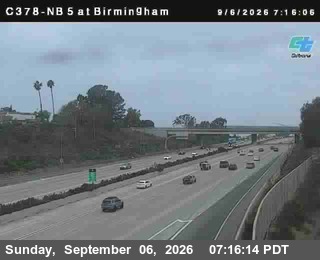 (C378) I-5: NB 5 at Birmingham live camera view
