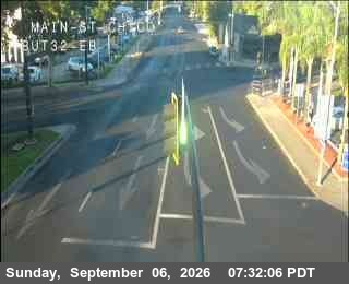 Hwy 32 at Main St Chico live camera view