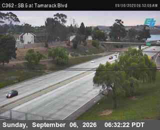 (C362) I-5 : SB at Tamarack Blvd live camera view