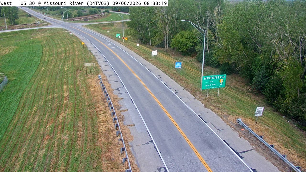 US 30 @ Missouri River (03) live camera view