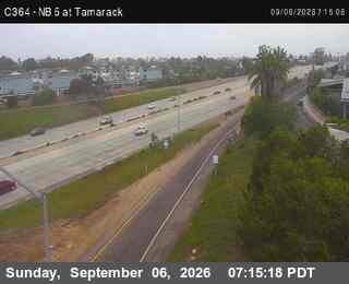 (C363) I-5 : NB at Tamarack live camera view