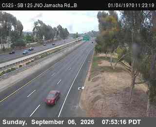 (C525) I-125: SB NO Jamacha Rd - B live camera view
