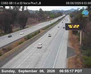 (C382) SB 15 : El Norte Pkwy_B live camera view