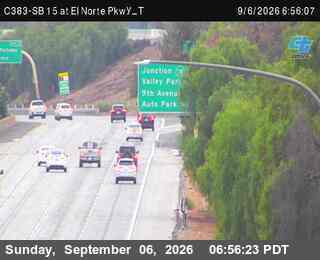 (C383) SB 15 : El Norte Pkwy_T live camera view