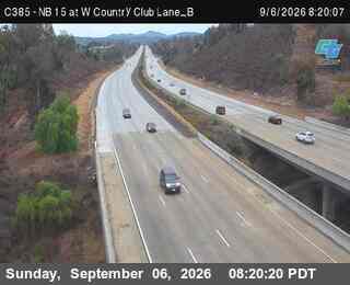 (C385) NB 15 : W Country Club Lane_B live camera view