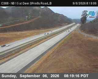 (C388) NB 15 : Deer Springs Road_B live camera view
