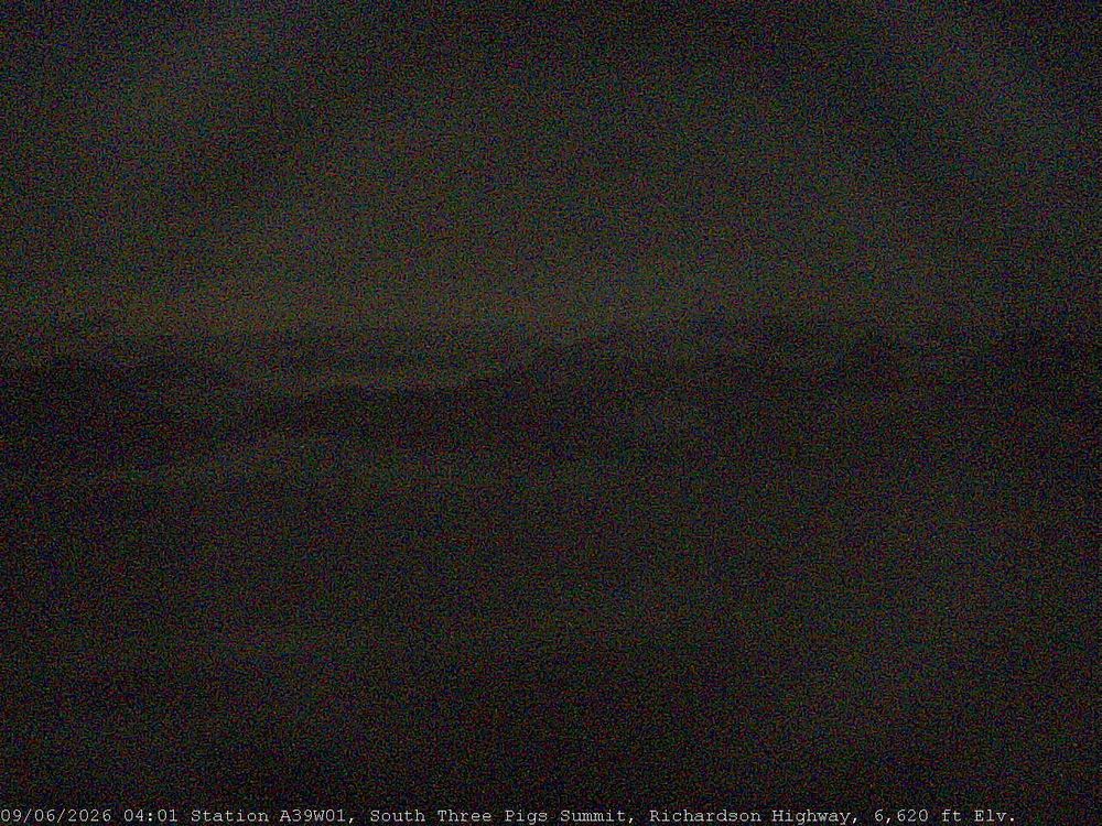 #381 Richardson Highway @ South Three Pigs Summit Advanced (Winter Hazards) RWIS Station MP 39 live camera view