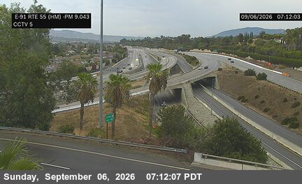 SR-91 : (5) RTE 55 (HM Pole) live camera view