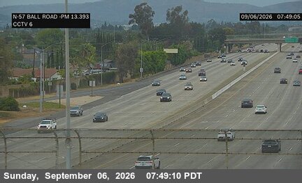 SR-57 : (6) Ball Road live camera view