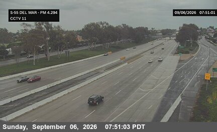 SR-55 : (11) Del Mar Avenue live camera view