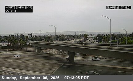 I-5 : (18) SR-55 live camera view