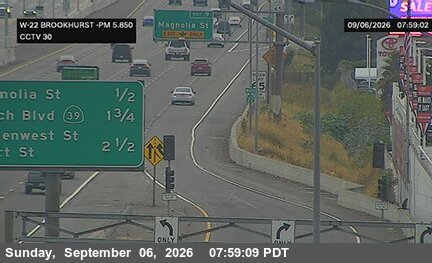 SR-22 : (30) Brookhurst Street live camera view