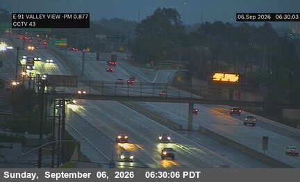 SR-91 : (43) Valley View live camera view